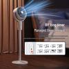 Household Electric Fan with Remote Control - Dual-Use Table & Floor, Oscillating Vertical Fan