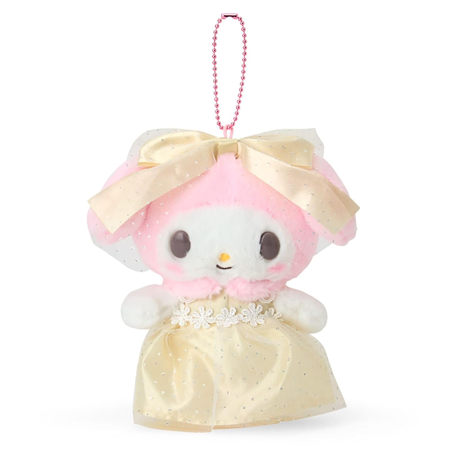 Sanrio Mascot Holder (Lady My Melody) Melody Light Yellow 406244