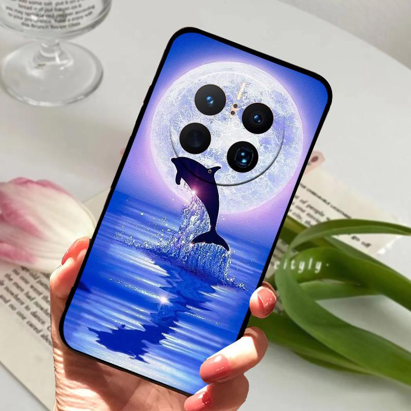 For Huawei Mate 50 Pro Case Cover Soft TPU Painted Funda Cases For Huawei Mate 50 Pro Cover Silicone Mate50 Pro 50Pro 50E Coque