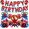 1set Spiderman Balloon Red Spiderman And Friends Aluminum Foil Balloon Baby Shower 1-9 Years Birthday Party Decorations Kids Toy