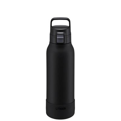 Tiger Thermos Su Şişesi, 1.2 Litre, Saplı Tek Dokunuşlu Vakumlu Yalıtımlı Şişe, Büyük Kapasite, Sadece Soğuk Depolama MTA-B120KK Siyah