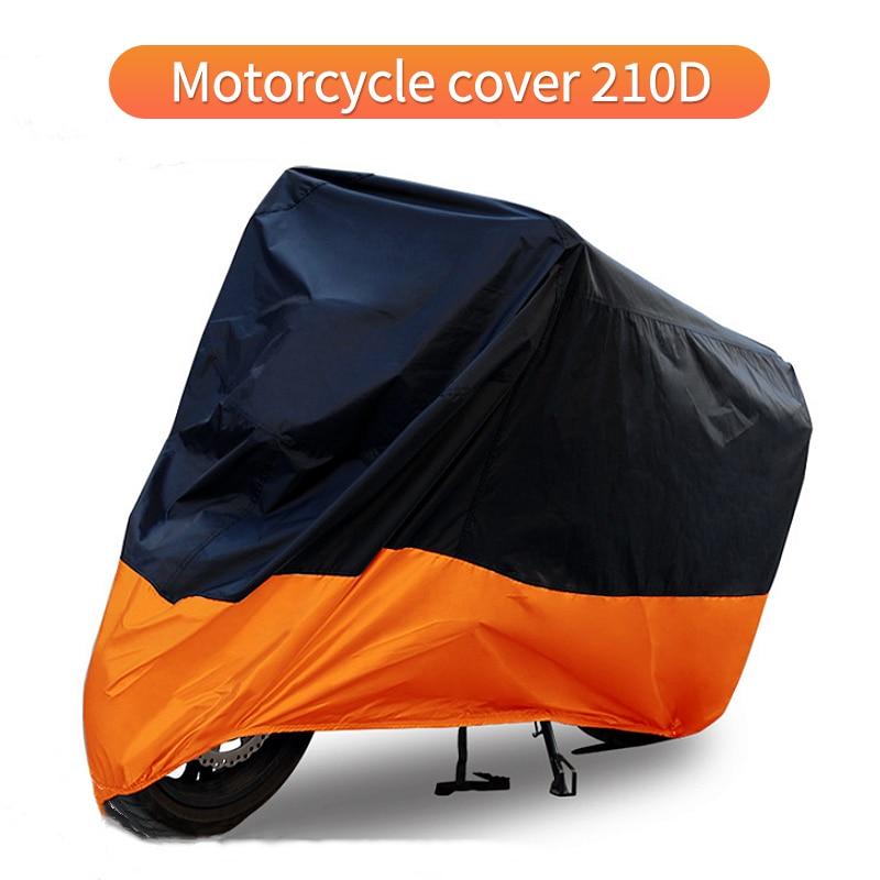 Oxford Cloth Motorcycle Waterproof Covers Dust Protection Sunscreen Rain Snow Motorcycle Raincoat Cover 210d Motorbike Gear