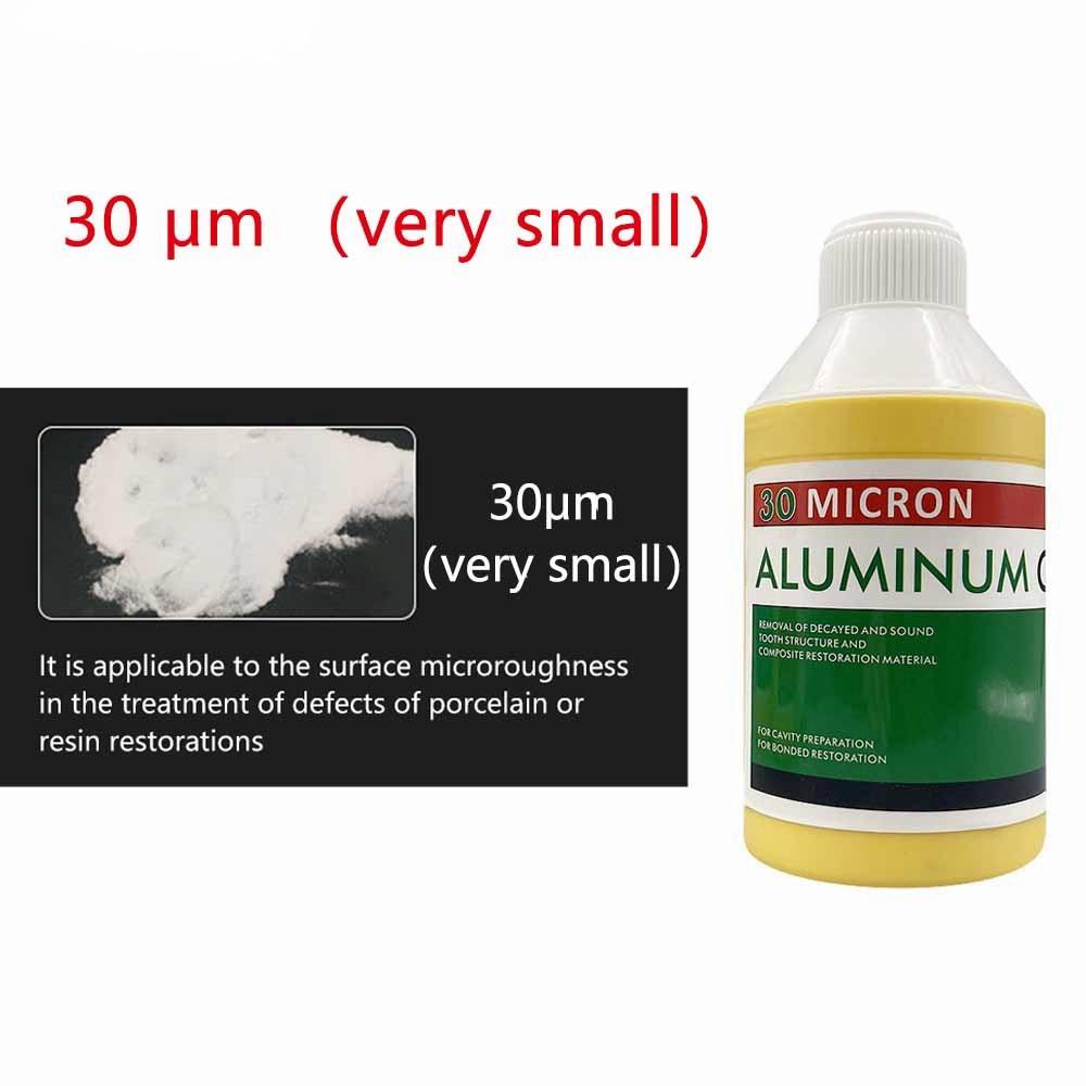 1 Bottle Dental Alumina Powder 90 50 30um Micron Aluminum Powder For Microblaster Sandblasting Machine Sandblaster Dentistry Tool