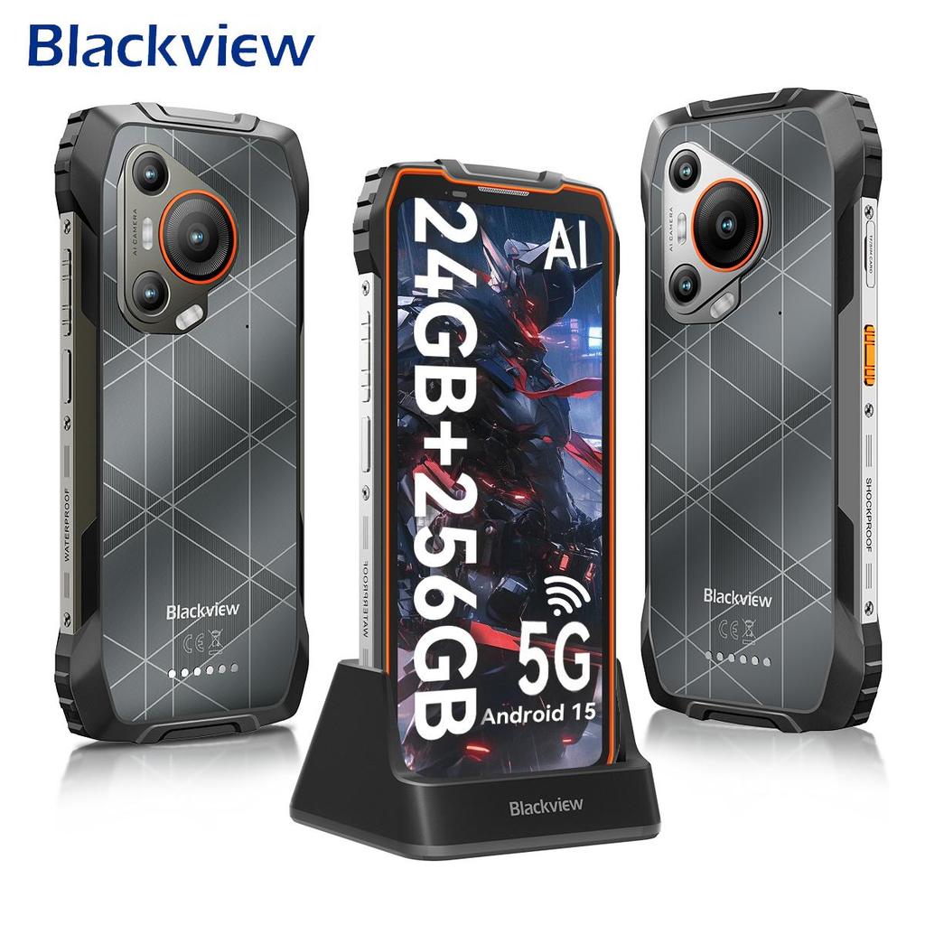 Blackview BL7000 5G 8GB 256GB Android 15 Robustní smartphone 6,78 palce 120HZ Mobilní telefon 7500mAh