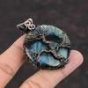 Tree Of Life Labradorite Pendant Copper Wire Wrapped Jewelry Gemstone Pendant Tree Of Life Jewelry Handmade Pendant Copper Jewelry For Gift