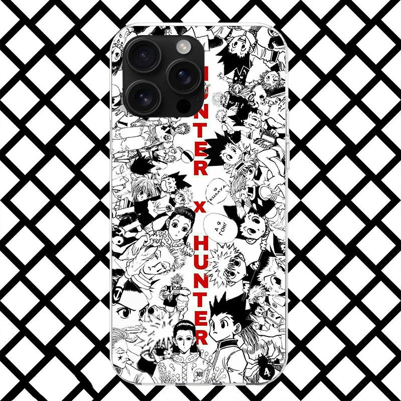 Hunter X HXH Anime Phone Case for iPhone 17 Air 16 16E 15 14 Plus 13 Mini 12 11 Pro Max 7 8 + SE 2020 Soft Cover Fundas 17 Air 1