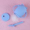 Silicone Toddler Training Cup with Straw Lid, Anti-fall Design