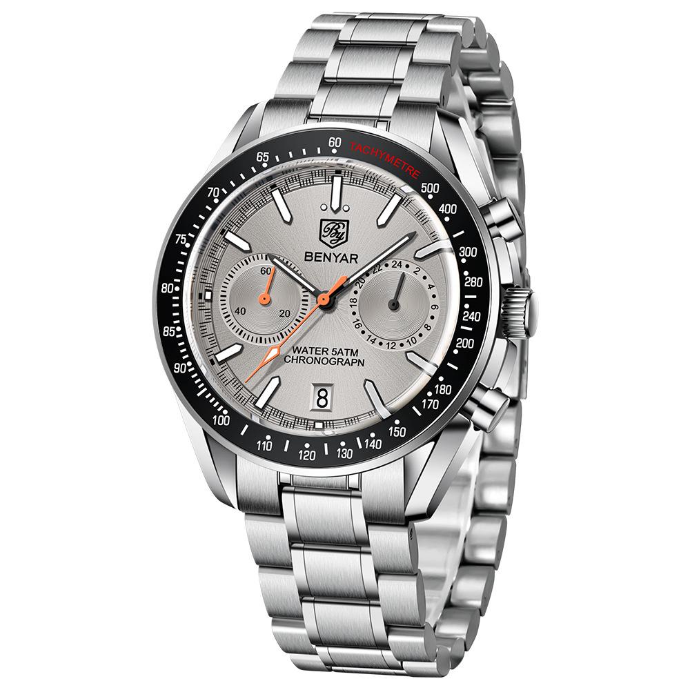 Benyar BY-5194 Men s Multifunctional Chronograph Waterproof Luminous Quartz Watch