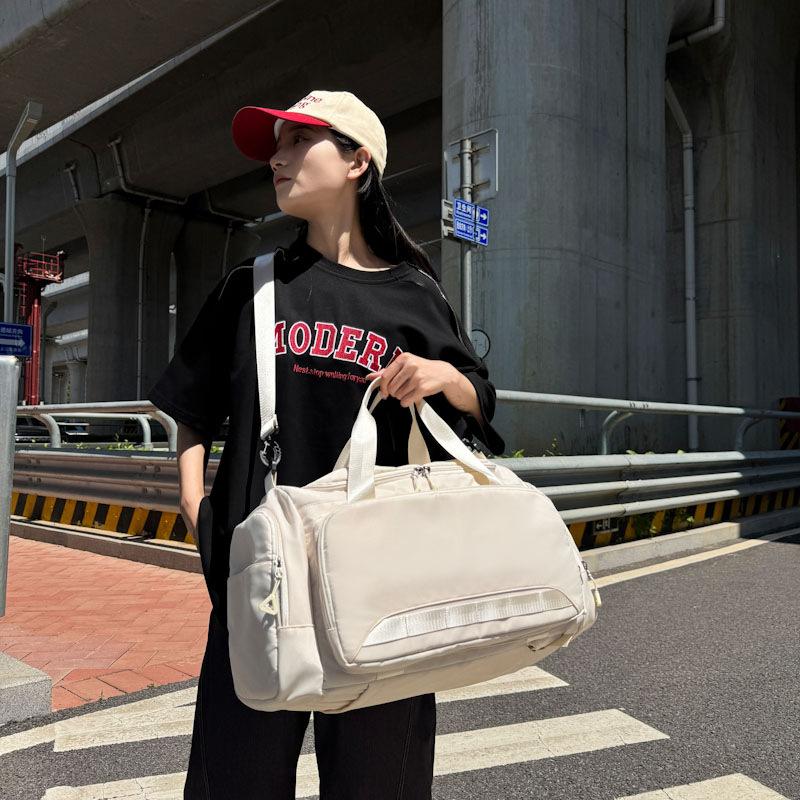 Men's Hand-held Travel Bag Large Capacity Sports Fitness Bag Dry and Wet Separation Bag Luggage Bag Women's Three-purpose Backpack