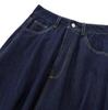 2024 Herbst/Winter Retro Jeansrock: Mittelhohe Taille, Baumwolle, Ballon-Silhouette, Europäischer & Amerikanischer Stil.