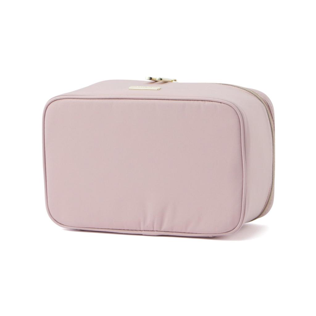Francfranc Frill Vanity Pink Pouch, Small,