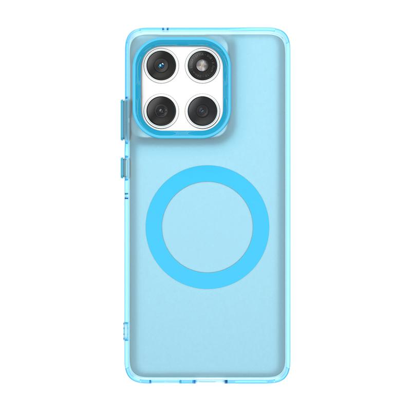 

For Motorola Moto Edge 60 Fusion, Edge 60 ,Edge 60s Case Candy Colour Magnetic Clear Transparent PC Back+TPU Bumper Slim Motorola Edge 60 Fusion