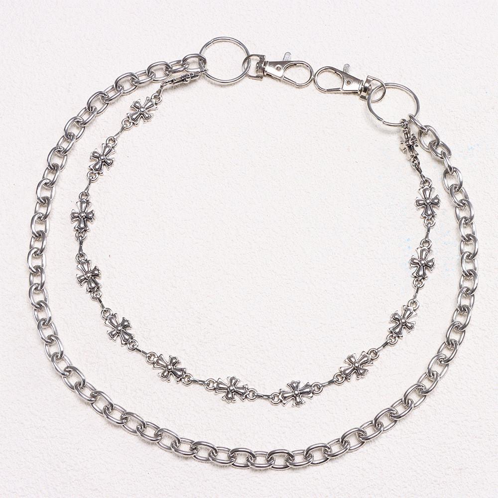 Hip Hop Jewelry Waist Chain With Cross Design For Men Fashion Accessories 2025 Winter