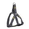Denim-Stitched Dog Harness and Leash Set with Collar