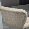 Bar Stools, Set of 2 Breakfast Bar Chairs, Swivel Barstools with Backrest and Footrest, Steel Frame Diamond Pattern PU, for Kitchen Counter