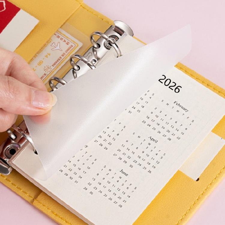 Refillable 5 Rings Binder Notebook with Refill Paper 5 Holes Leather Binder Covers Leather Binder Journal for Travel