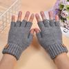 Winter Gloves Men's Plush Thickened Warm Winter Gloves Men's Plush Wool Knitted Gloves