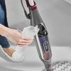 Mopa a Vapor Shark S6003EU, 1200W, Modo Ráfaga de Vapor, Depósito de 350 ml, Paños Lavables - Gris/Borgoña