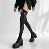 Printed Design Kawaii Stockings Cat Ear Thigh High Stockings Comfortable Women Long Socks  Student