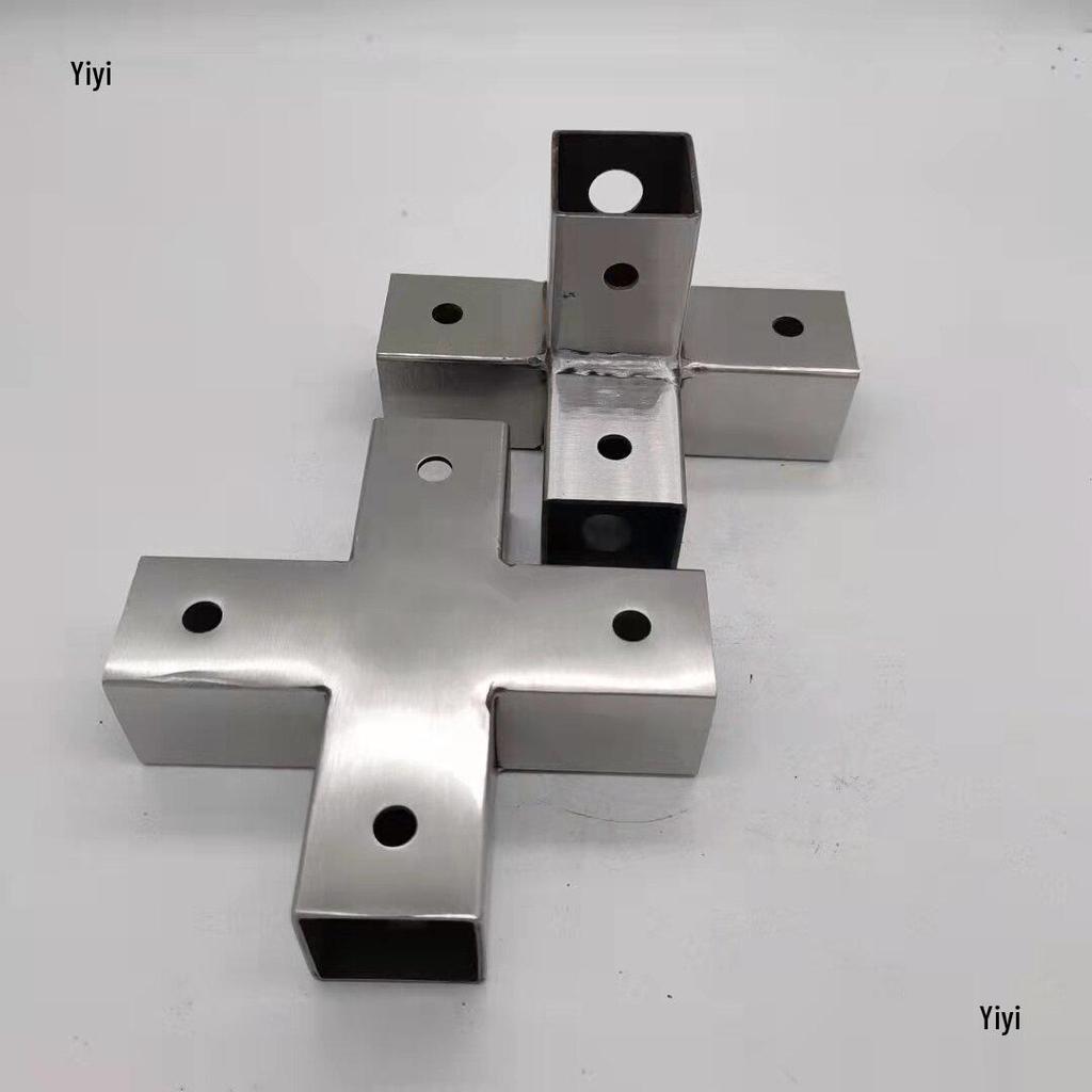 Stainless Steel 25x25 Square Tube Tee Connector for Shelving Display Racks
