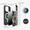 One P-Punch Man Saitama Phone Case Magnetic Case For IPhone 16 14 13 12 11 15 Pro Max Plus For Magsafe Wireless Charge Cover
