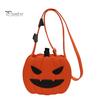 Waterproof Pumpkin Purse Cute Crossbody Bag, Halloween Trick or Treat Fashionable Novelty Bag Lightweight with Adjustable Strap for Women Kids Handbag