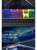 4-in-1 Wired Luminous Gaming Set: Keyboard, Mouse, Headset, Mouse Pad.