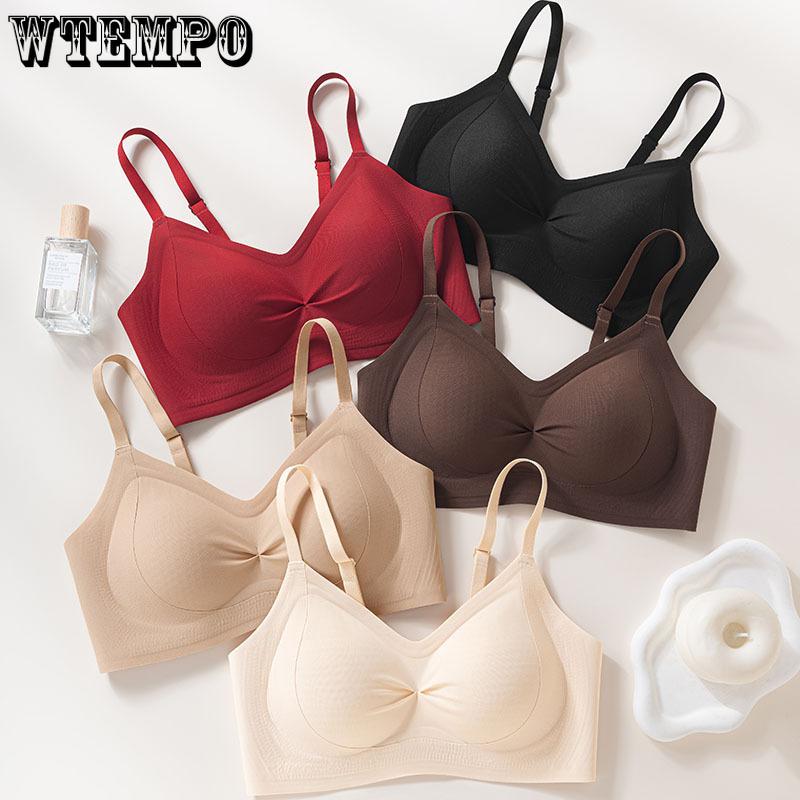 Sexy Bras Women's Soft Support Underwear Women's Lifting and Gathering Bras Seamless Bras Push Up Bra