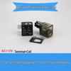 Pneumatic Solenoid Valve 4V210, DC24V/AC220V/12V/36V/110V, with Terminal Plastic Housing