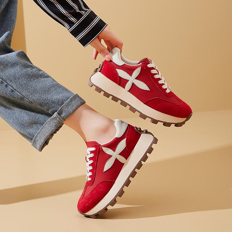 New Forrest Gump Women's Shoes: 100 Thick-soled Height-increasing Sports Shoes for Casual Wear