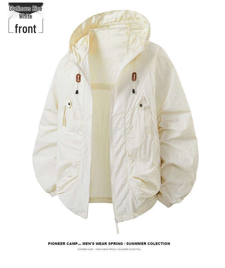2025 Summer Breathable Ice Silk Skin Coat for Men & Women - Outdoor Fishing Sunscreen Windbreaker