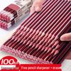 HB Original Wood Hexagonal Barrel Pencil for Writing, Drawing & Sketching - Non-Toxic, First Grade School Children's Stationery.