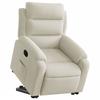 VidaXL Recliner, Relaxation Chair with Backrest, Seat with Armrests, Living Room TV Chair, Modern, Cream 3205101