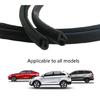Car Door B Pillar Trim Edge Moulding Rubber Noise Weatherstrip Seal Strip Black