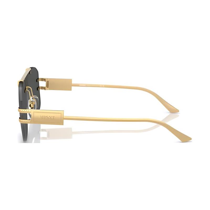 Versace Brand Design Logo Metal Pilot Sunglasses Men's Gold 19156965 VE2275-gold 60