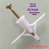 10 Airplane-Shaped Hollow Wall Plugs & Screws for Drywall Curtains