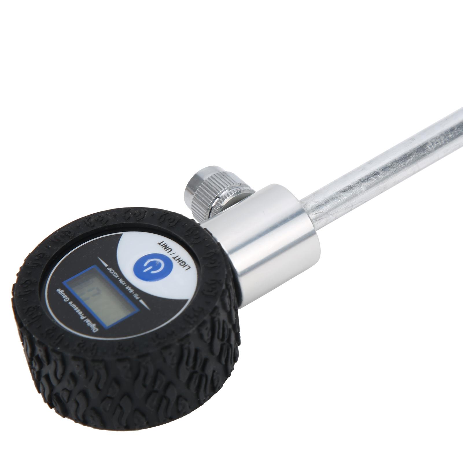LCD Digital Display Pump Portable Aluminium Alloy Manual Riding Equipment