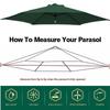 Waterproof Outdoor Sunshade Umbrella for Courtyard, Coffee Garden, and Homestay - Sun Protection, Rainproof, Replaceable Surface