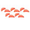 5 Pairs Round Toe Inserts Thickened PU Foam Shoe Size Reducer Non Slip Toe Cushion Filler for High Heels Sneakers Boots