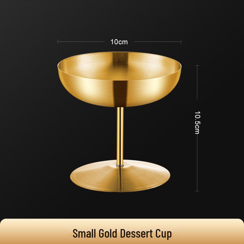 Stainless Steel High-Footed Ice Cream and Dessert Cup