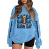 Unisex Lightweight Long Sleeve Neck Pullover Sweatshirt with Stylish Print