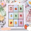 Travel Outdoor Cute  Fruit Shape Storage C^ontact L^ens Holder Case Mirror Box Container