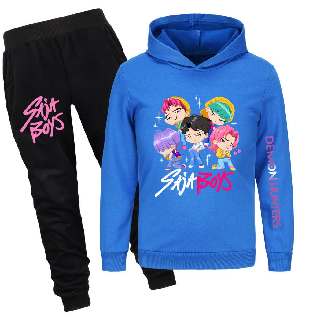 4988x Kids Girls Rumi Zoey Mira Print Hoodies Pants Trouser Clothes Set