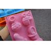 Silicone Mold DIY Jelly Pudding Chocolate Cake Baby Car Foot Bear Bottle Baking Decorating Tools