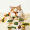 Catnip Cats Grass Chew Toy To Remove Hair Ball Molar Rod Mouse Chicken Feather Edible Cat Toy Tooth Cleaning Pet Cat Accessories