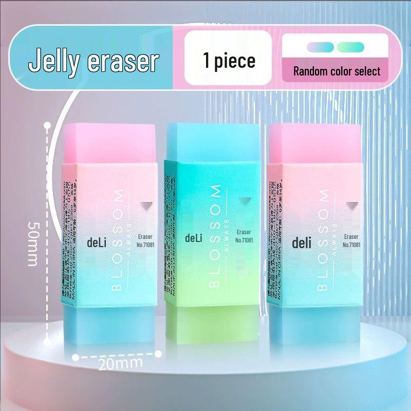 

Deli Macaron Color Sandwich Eraser - Easy, Clean Erasing for Students and Children