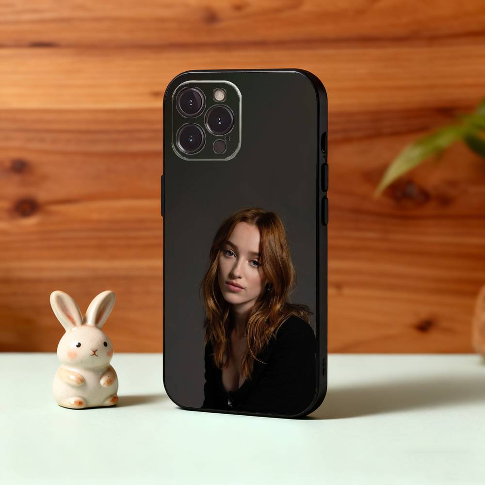 Beautifully P-Phoebe Dynevor Phone Case For iPhone17,16,15,14,13,12Plus,Pro Max,XS,5G Soft Silicone Black Cover