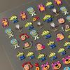 Winnie the Pooh Toy Story 3D Embossed Nail Art Stickers - DIY Collection