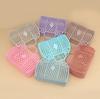 Detachable Shower Basket Plastic Bath Basket Bathroom Hollow Wash Storage Basket Shopping Basket