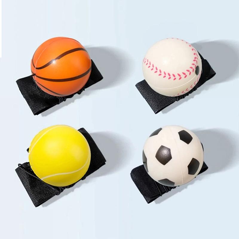 Return Hand Ball Handgelenk Fitnessbälle Schwammgummi Reboundball Outdoor-Sportarten Hüpfbälle